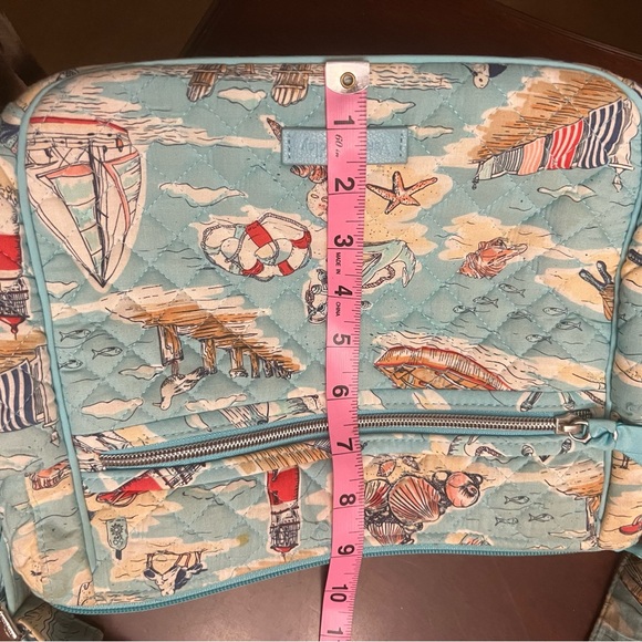 Vera Bradley Exclusive Iconic On the Go Crossbody in Beach Toile like new - Picture 13 of 13